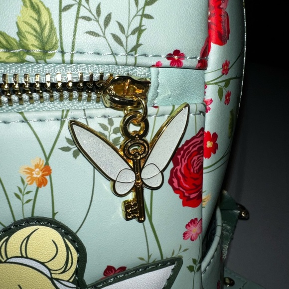 Disney Loungefly Tinker Bell Mini Backpack. - Picture 6 of 6